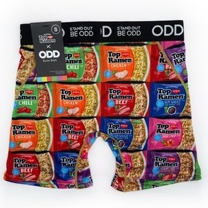 Odd Sox Nissin Ramen Noodle Noodles Boxer Briefs Mens Small Underwear Fun Gift